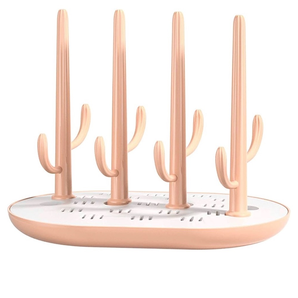 Baby Bottle Countertop organizer / Bottle Holder in Peach / Arizona Nude